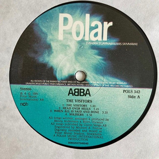 Платівка ABBA – The Visitors|ABBA – Відвідувачі