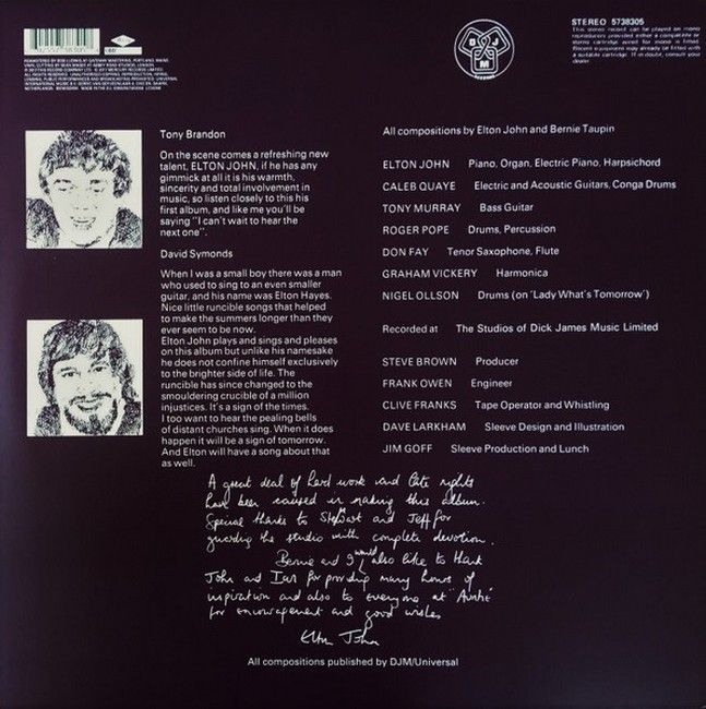 Elton John – Empty Sky (LP, Album, 180g, Vinyl)