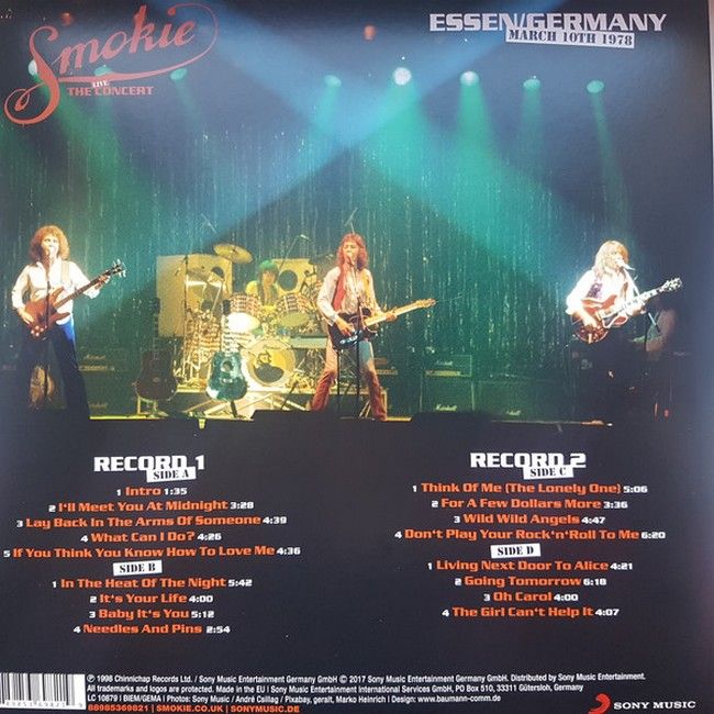 Smokie – The Live Concert (2LP, Album, Reissue, Vinyl)