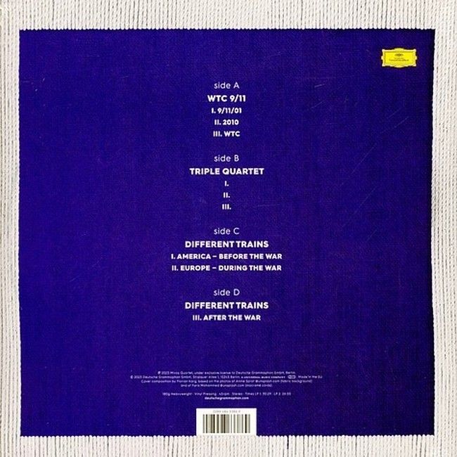 Платівка Steve Reich, MIVOS Quartet – The String Quartets|Стівен Майкл Райх(2xLP)