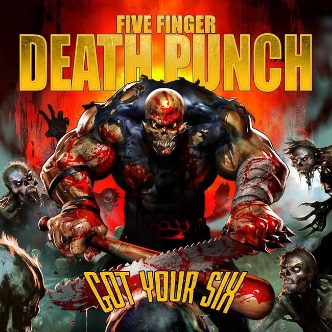 Five Finger Death Punch - Got Your Six (2LP, 45 RPM, Album, Red Opaque Vinyl)