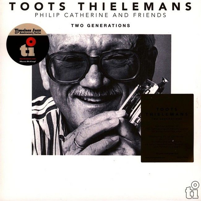 Toots Thielemans, Philip Catherine And Friends – Two Generations (LP, Limited Edition, Numbered, Stereo, White Vinyl)