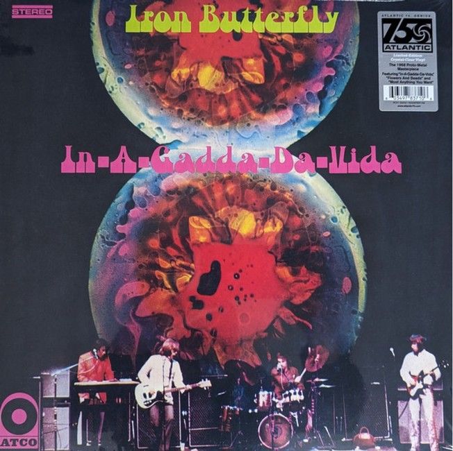 Iron Butterfly – In-A-Gadda-Da-Vida (LP, Album, Crystal Clear Vinyl)