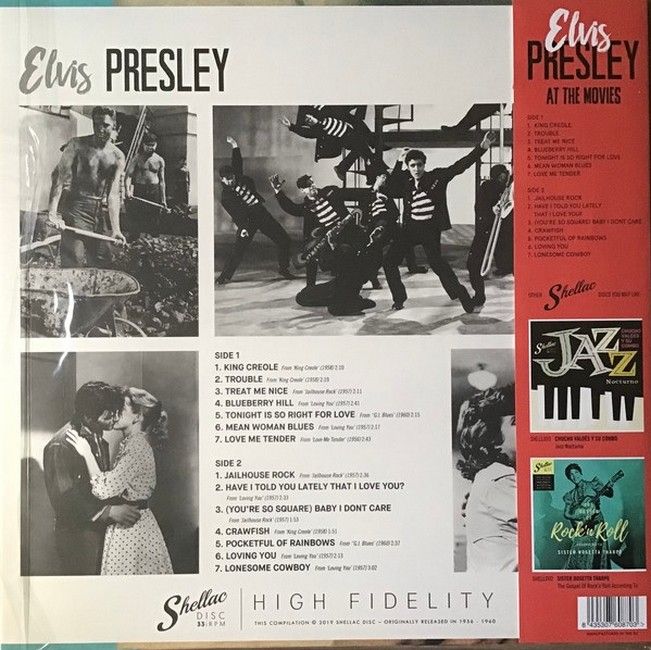 Elvis Presley – At The Movies (LP, Compilation, Vinyl)