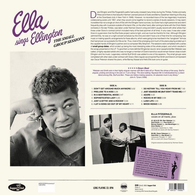 Ella Fitzgerald – Ella Sings Ellington (LP, Compilation, Vinyl)