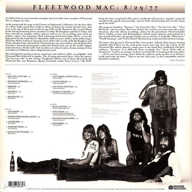 Платівка Fleetwood Mac – Rumours|Флітвуд Мак-Чутки(Light Blue Translucent Vinyl)