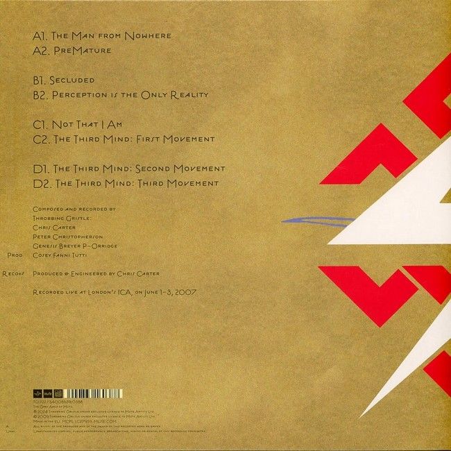 Платівка Throbbing Gristle – The Third Mind Movements|Пульсуючий Хрящ – Треті рухи розуму(2xLP)