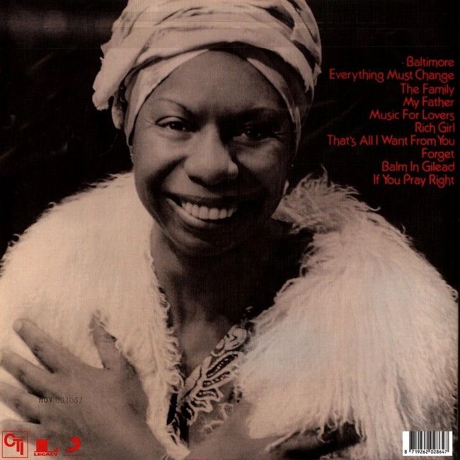 Платівка Nina Simone – Baltimore|Ніна Сімоне-Балтімор