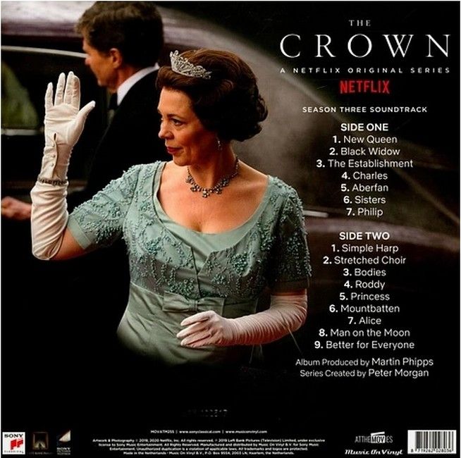 Платівка Martin Phipps – The Crown, Season Three Soundtrack (A Netflix Original Series)|Мартін Фіппс – Корона, саундтрек третього сезону (Оригінальний серіал Netflix)