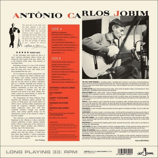 Платівка Antonio Carlos Jobim – The Girl From Ipanema|Антоніо Карлос Жобім – Дівчина з Іпанема