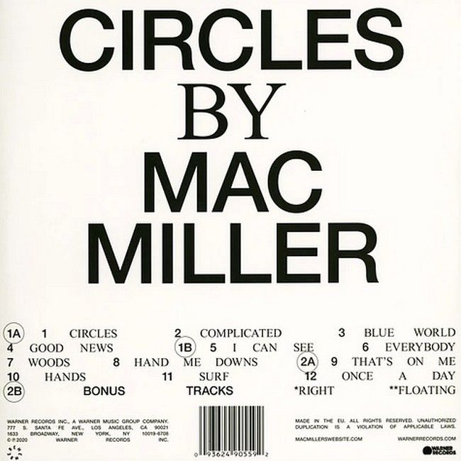 Платівка Mac Miller – Circles|Мак Міллер-Круги(2xLP)