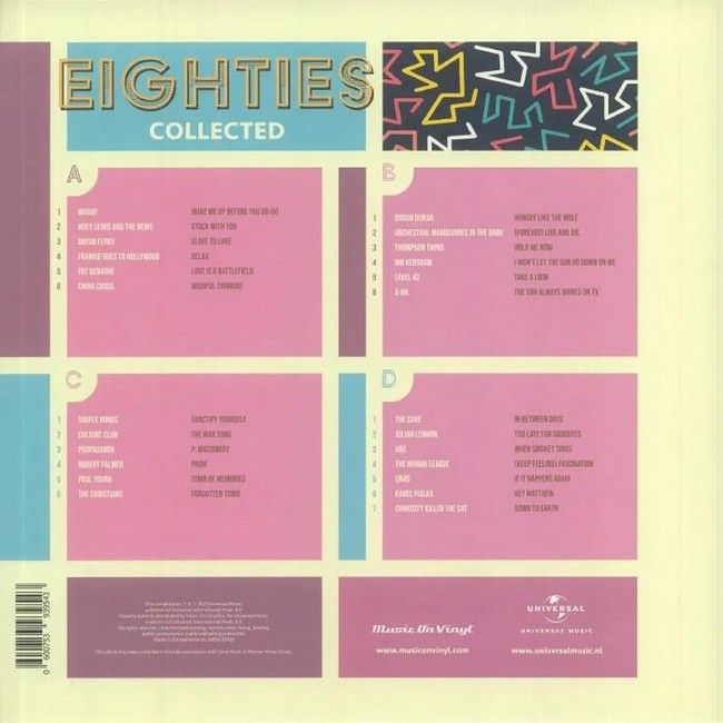 Платівка Eighties Collected|Збірник вісімдесятих(2xLP)