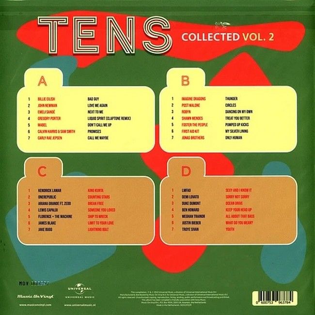 Платівка Tens Collected Vol.2|Десятки зібрані Том 2(2xLP)