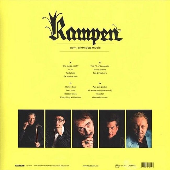 Платівка Einsturzende Neubauten – Rampen - APM: Alien Pop Music|Новобудови виходять на ринок-Rampen (apm: чужа поп-музика)(2xLP)