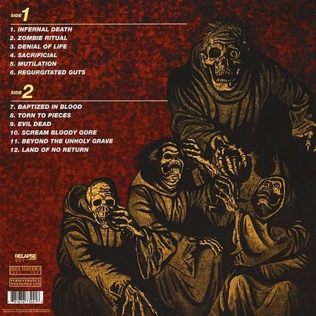 Платівка Death – Scream Bloody Gore|Смерть-Крик Кривава Гора