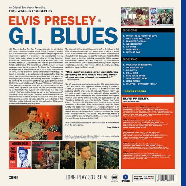 Платівка Elvis Presley – G. I. Blues|Елвіс Преслі