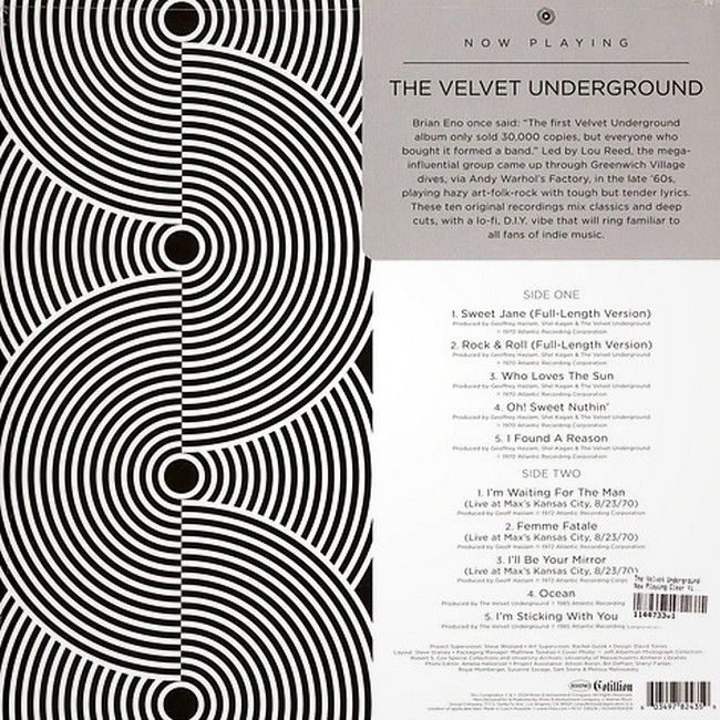 Платівка The Velvet Underground – Now Playing|Оксамитове підпілля-Зараз грає(LP, Compilation, Crystal Clear Vinyl)