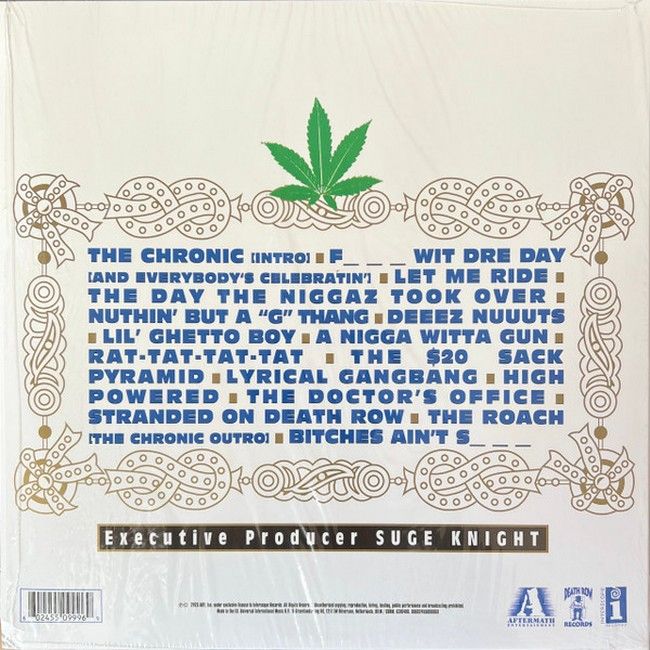 Платівка Dr. Dre – The Chronic (Reissue, Repress, Vinyl)|Доктор Дре – Хронічний(2xLP)