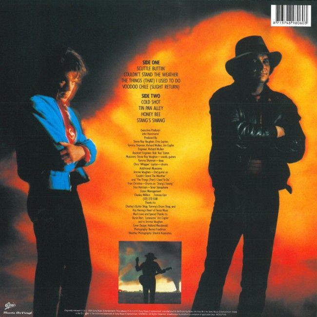 Stevie Ray Vaughan And Double Trouble – Couldn't Stand The Weather (2LP, Album, Reissue, 180 gram, Vinyl)