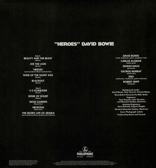 Платівка David Bowie – "Heroes"|Девід Боуї-«Герої»(Grey Vinyl)