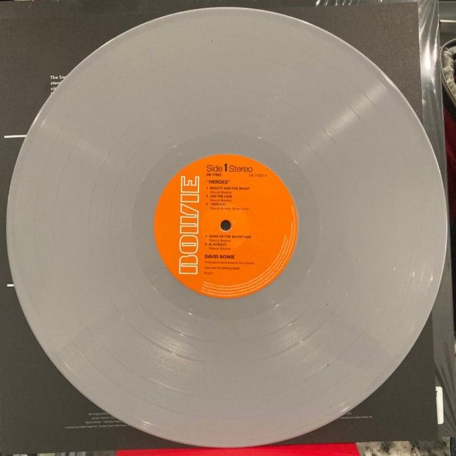 Платівка David Bowie – "Heroes"|Девід Боуї-«Герої»(Grey Vinyl)
