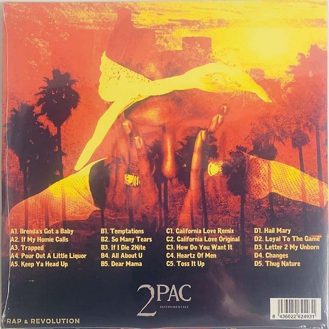 Платівка 2Pac – Rap & Revolution (Instrumentals)|2Pac-Реп і революція(2xLP)