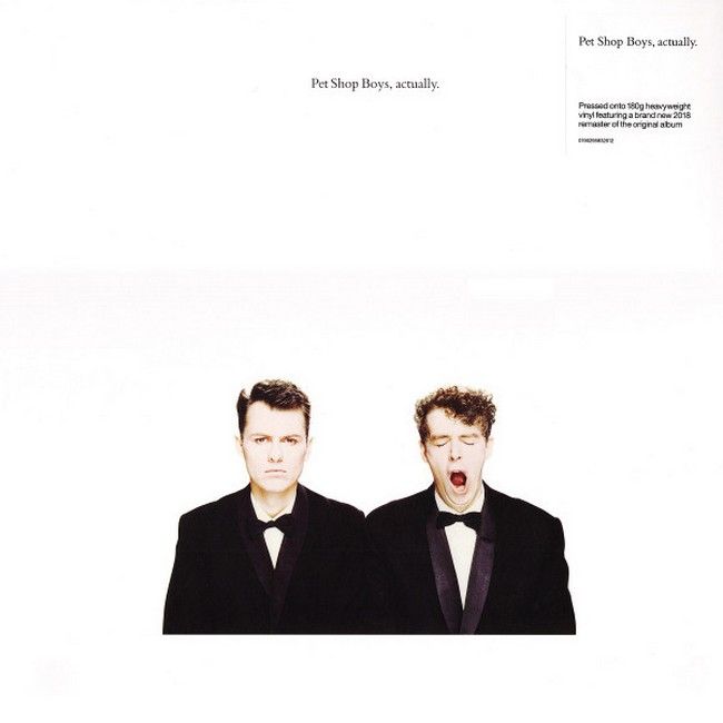 Pet Shop Boys – Actually (LP, Album, Reissue, Remastered, 180 Gram, Vinyl)