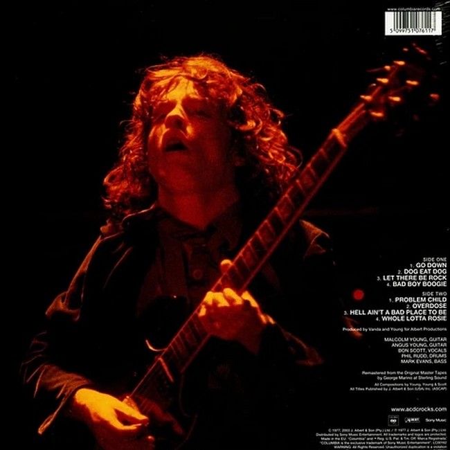 AC/DC – Let There Be Rock (LP, Album, Limited Edition, Reissue, Remastered, Stereo, 180g, Gold Vinyl)
