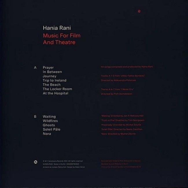 Hania Rani – Music For Film And Theatre (LP, Album, Vinyl)