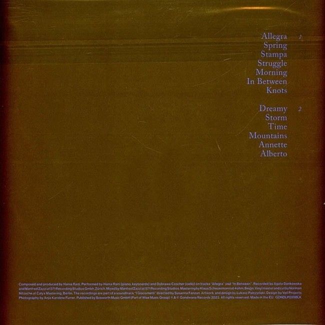 Hania Rani – On Giacometti (LP, Album, Repress, Vinyl)
