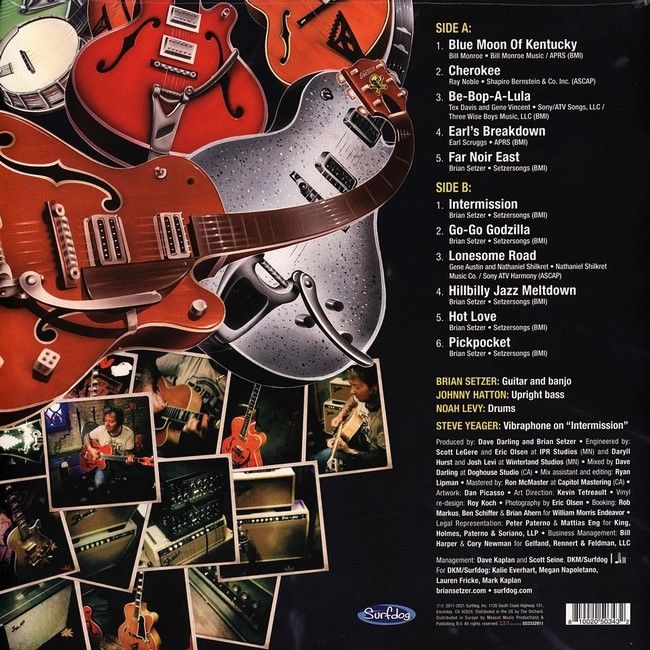 Brian Setzer – Setzer Goes Instru-Mental! (LP, Reissue, Splatter Vinyl)