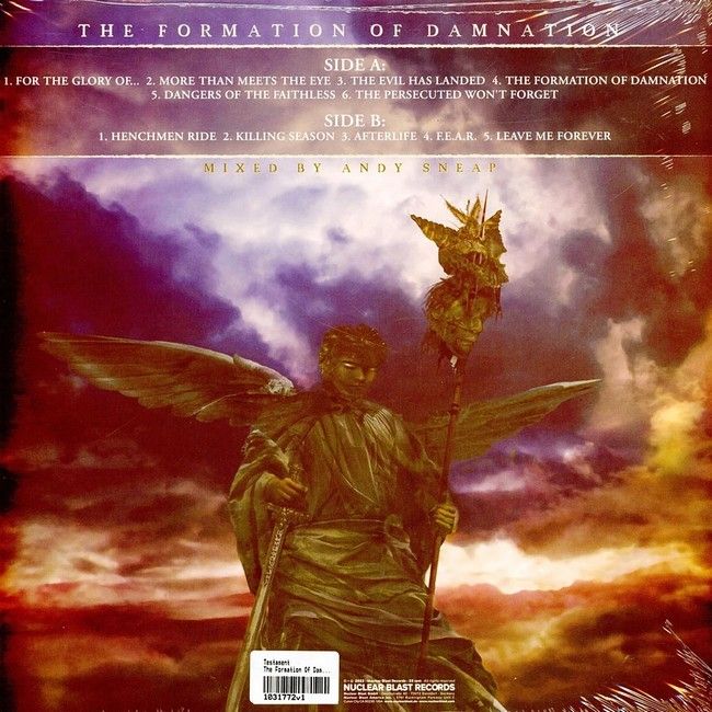 Testament  – The Formation Of Damnation(LP, Reissue, 180 Gram, Vinyl)