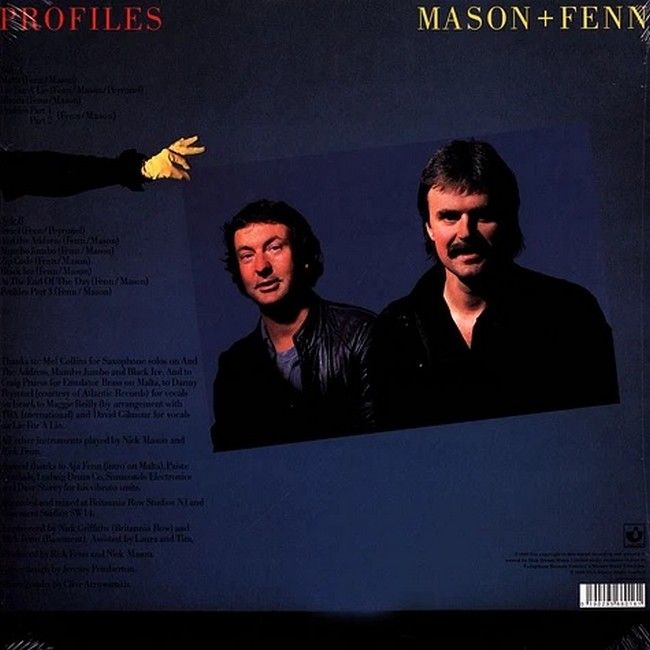 Nick Mason, Rick Fenn – Profiles (LP, Album, Stereo, Vinyl)