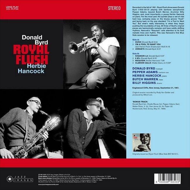 Donald Byrd – Royal Flush (LP, Album, Reissue, Vinyl)