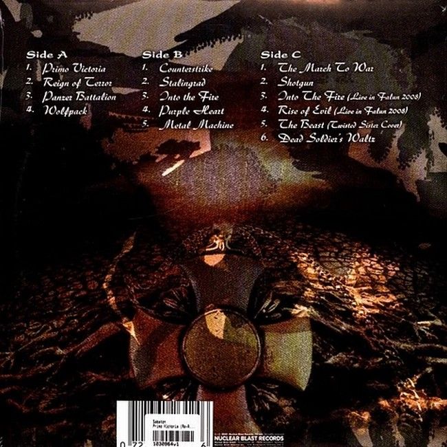 Sabaton – Primo Victoria Re-Armed (2LP, Album, Reissue, 180 gram, Single Sided Vinyl)