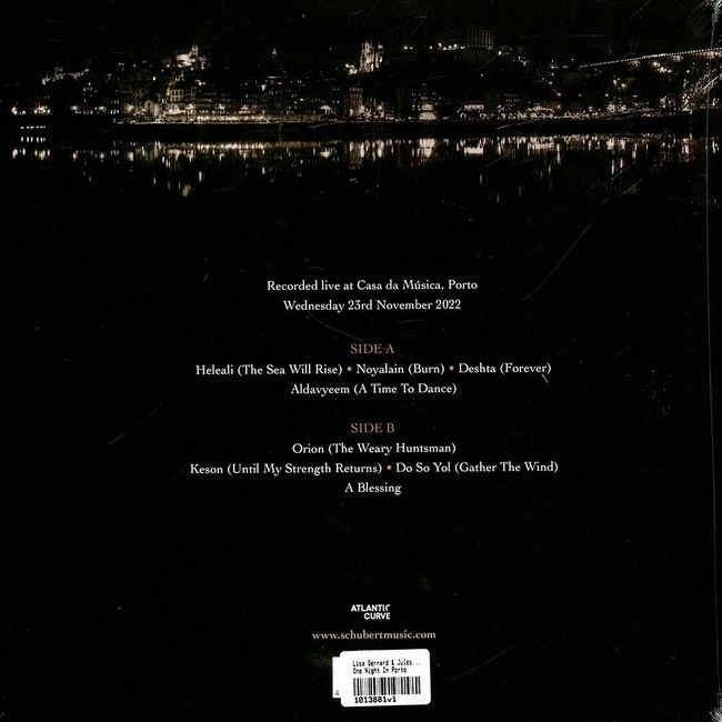 Lisa Gerrard – One Night In Porto(LP, Album, Opaque Green Vinyl)