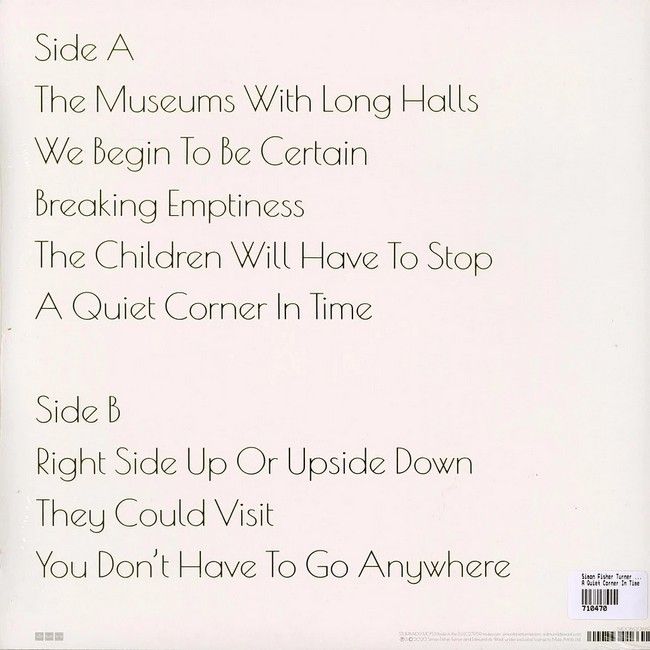Simon Fisher Turner, Edmund de Waal – A Quiet Corner In Time (LP, Album, Vinyl)