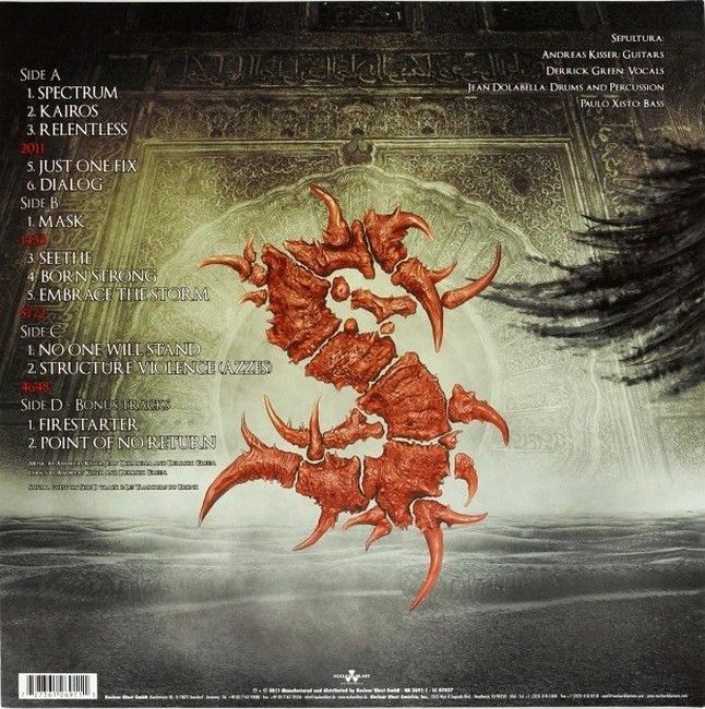 Sepultura – Kairos (2LP, Album, 180 gr., Red Black Marbled Vinyl)