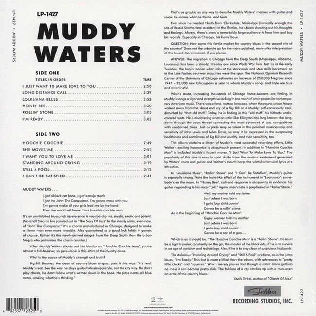Muddy Waters – The Best Of Muddy Waters (LP, Compilation, Reissue, Mono, 180 Gram, Vinyl)