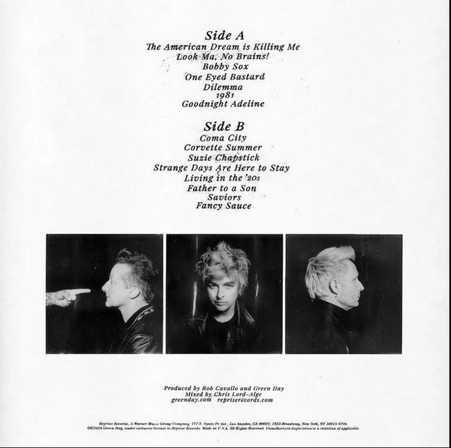 Green Day – Saviors (LP, Album, Vinyl)