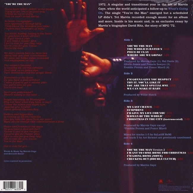 Marvin Gaye – You're The Man (2LP, Album, Compilation, Vinyl)