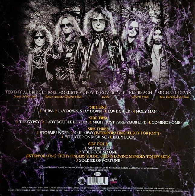 Whitesnake – The Purple Album (2LP, Album, Limited Edition, Reissue, Remastered, Special Edition, Gold Vinyl)