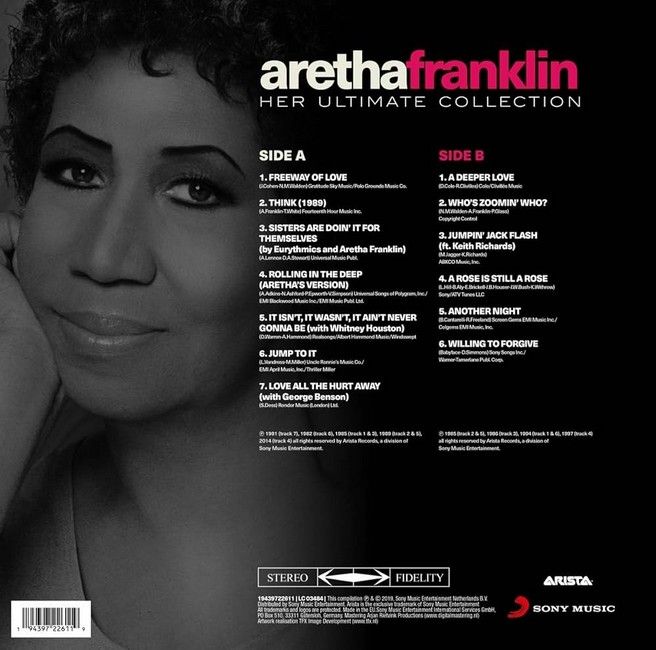 Aretha Franklin - Her Ultimate Collection (LP, Compilation, Vinyl)