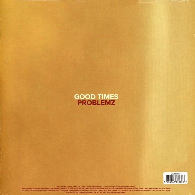 Jungle – Good Times / Problemz (EP, 12", 45 RPM, Record Store Day, Single, Vinyl)