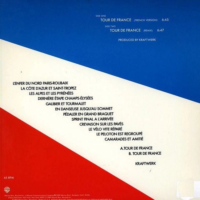 Kraftwerk – Tour De France (2LP, Album, Limited Edition, Reissue, Red & Blue Vinyl)