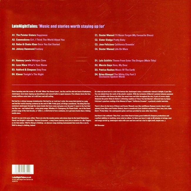Jamiroquai – LateNightTales (2LP, Compilation, Reissue, 180g, Vinyl)