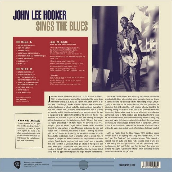 John Lee Hooker – John Lee Hooker Sings The Blues (LP, Compilation, Reissue, Vinyl)