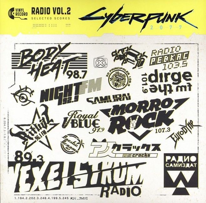 Cyberpunk 2077 Radio OST Vol. 2 (LP, Album, Compilation, Yellow Vinyl)
