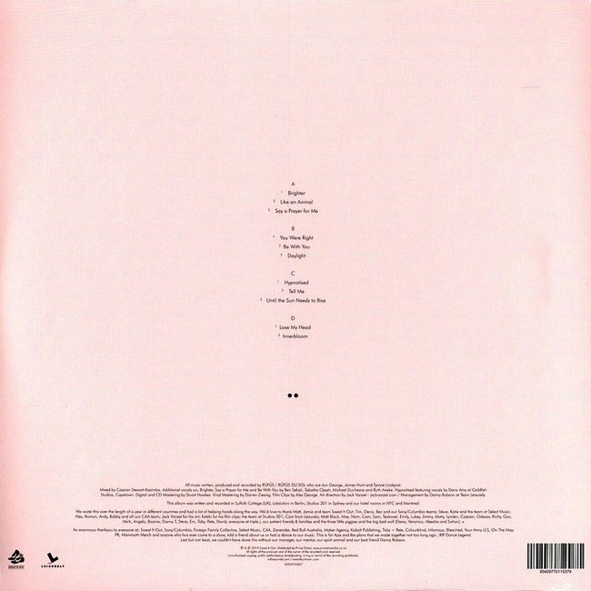 Rufus Du Sol – Bloom (2LP, Album, Limited Edition, Reissue, Repress, Pink & White Half Vinyl)