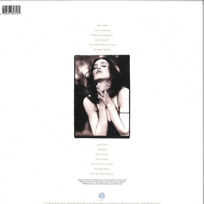 Madonna – Like A Prayer (LP, Album, Limited Edition, Silver Vinyl)